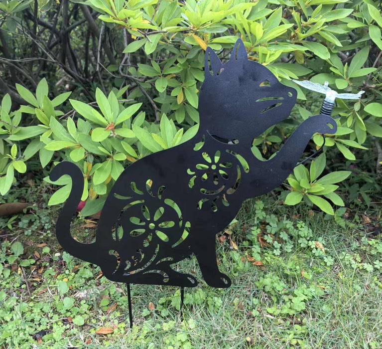 Cat Design Solar Stake light