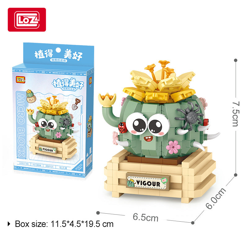 LOZ Micro Cute Cactus Ball 8834
