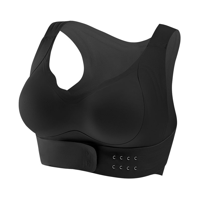 Cross Exercise Yoga Underwear Female Front Buckle Back Shaping Bra