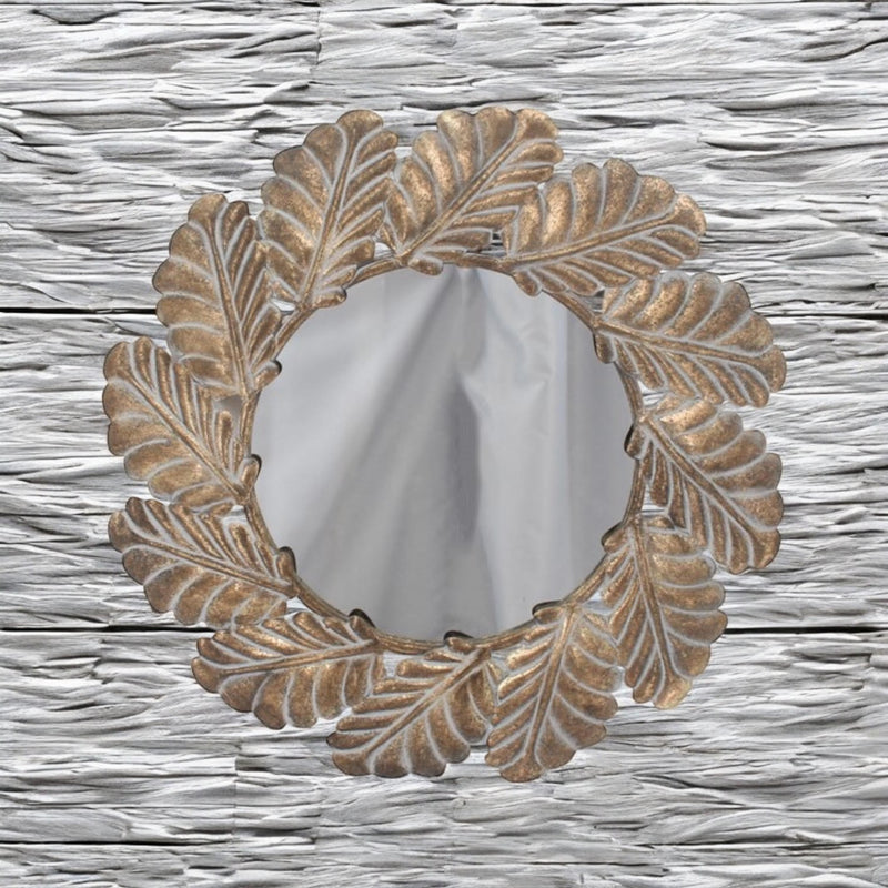 68CM ROUND METAL MIRROR