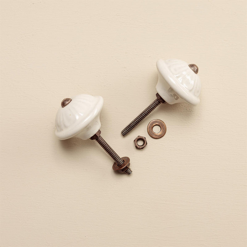 Karina Ceramic Round Drawer Knobs