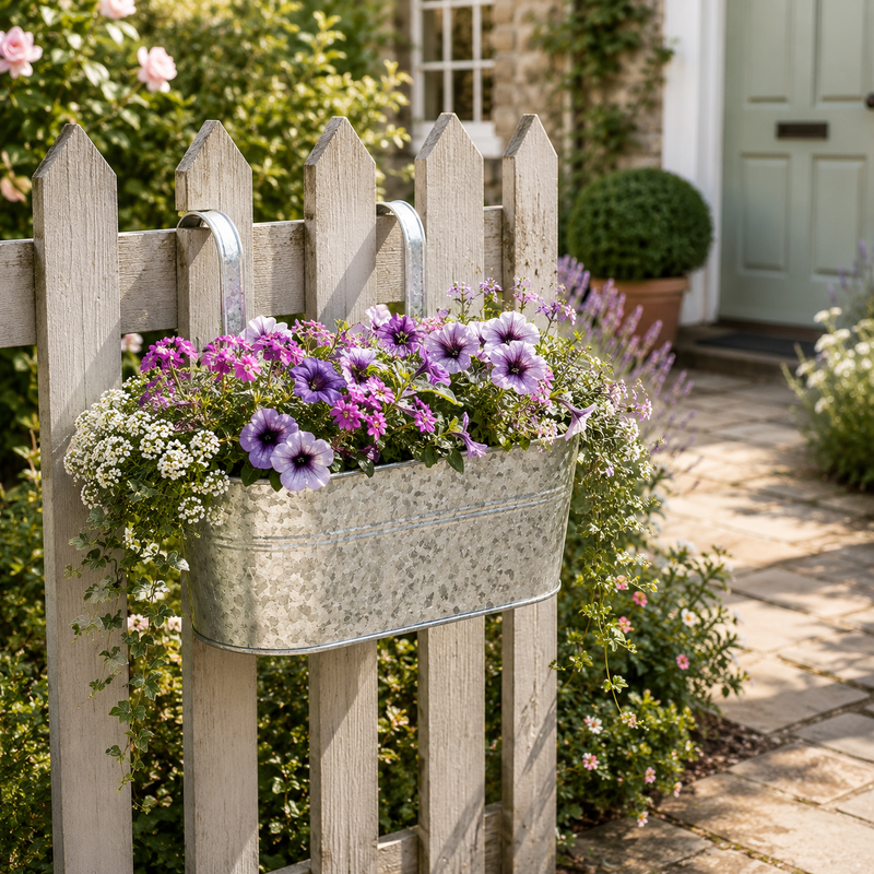 35cm Metal Hanging Flower Pot