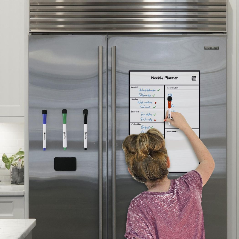 Vinsani Weekly Planner 4 Markers & Eraser 0000146