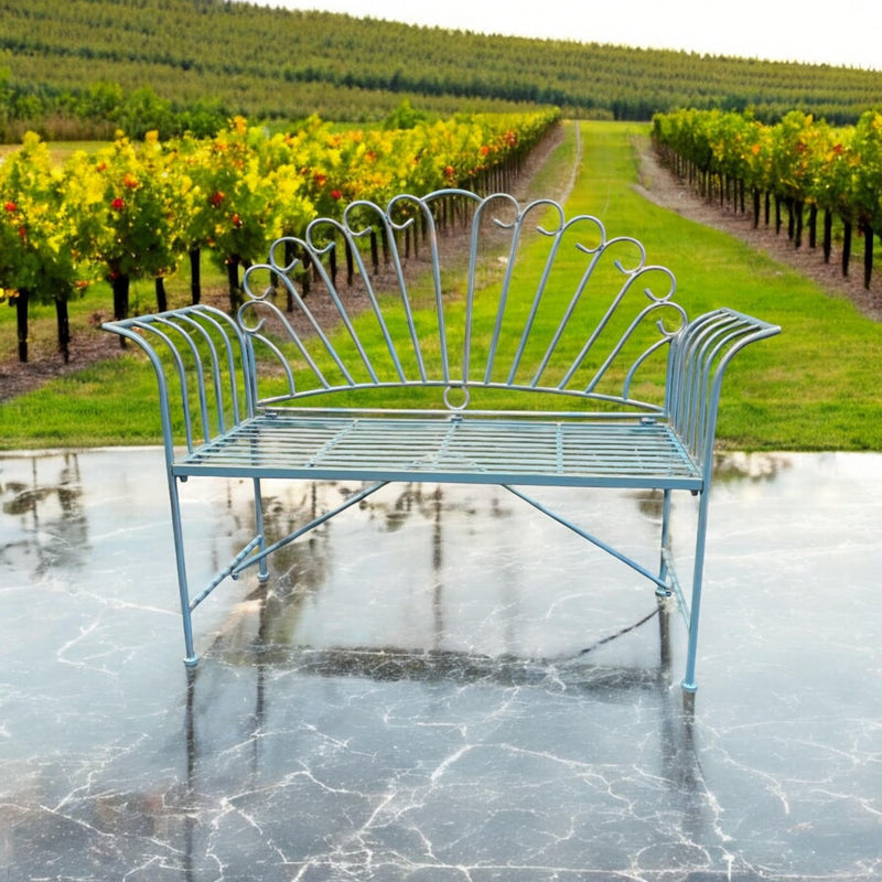 Garden Bench - Metal - L46 x W98 x H127 cm