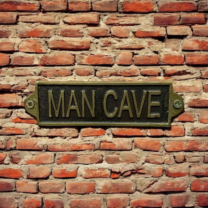 MAN CAVE METAL SIGN Home Decor