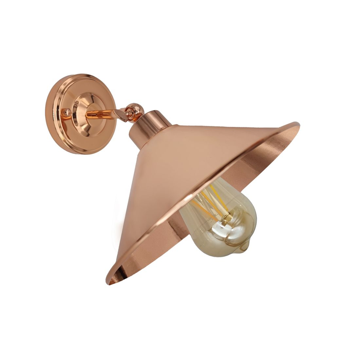 Rose Gold Retro Metal Lamp Electroplated Finish E27 lamp