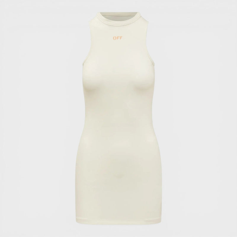 Sleek Rowing Dress Off White