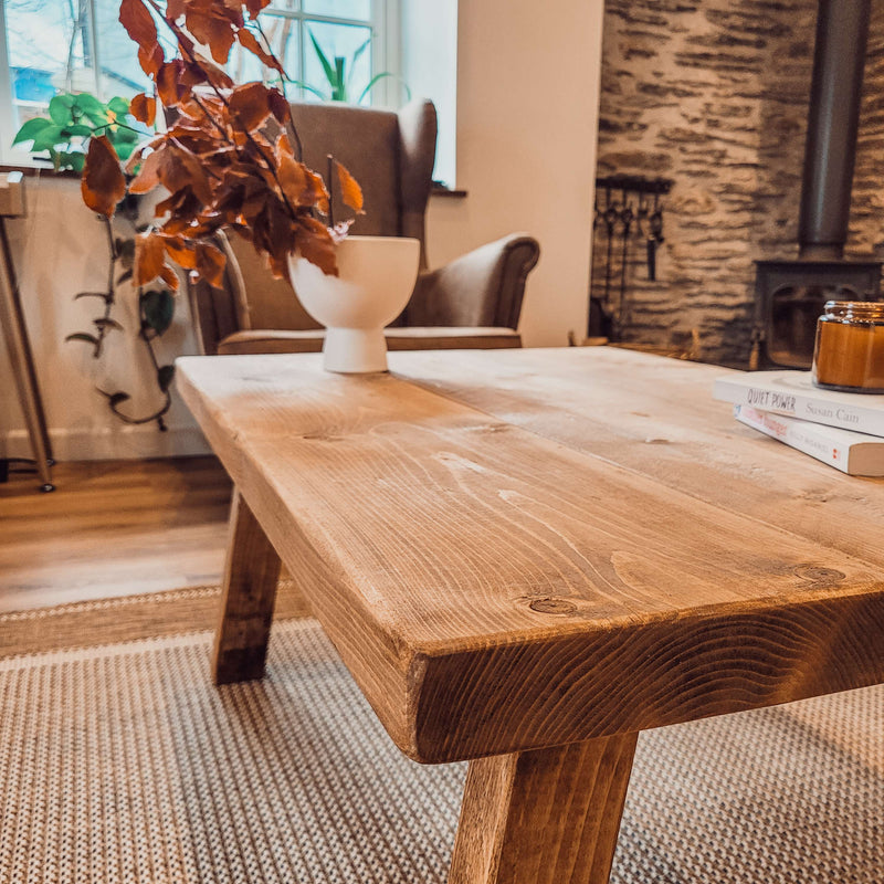 ARIA Rustic Wooden Coffee Table