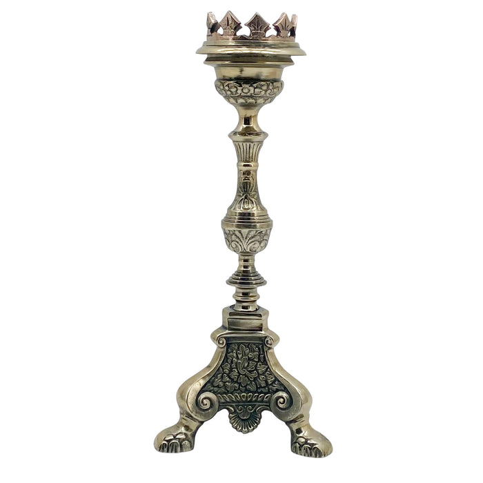 45CM ALUMINIUM GOTHIC CANDLE HOLDER