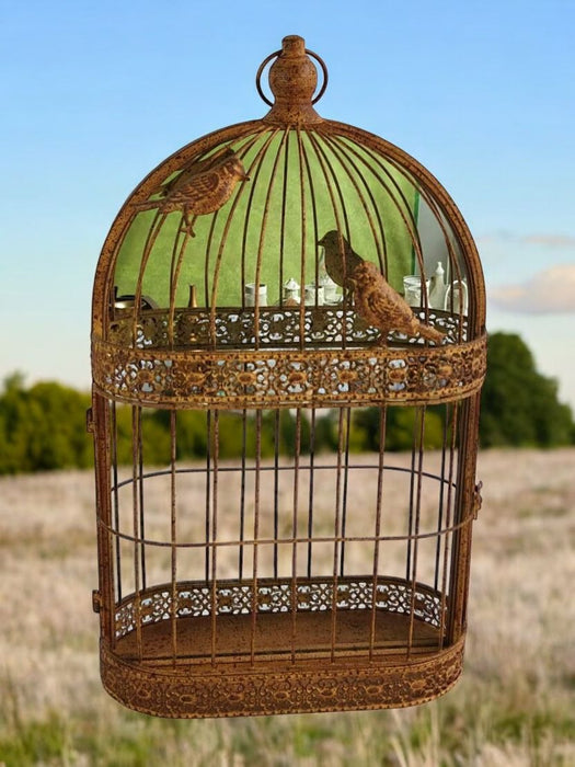 60CM RUSTY WALL MIRROR