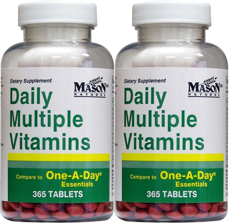 Daily Multivitamins - Compared to One A Day Essentials 730 Tablets