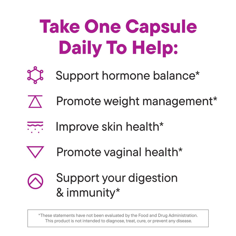 Daily Nouri Hormone Balance Probiotic for Women | 7 Strains, 30-Day