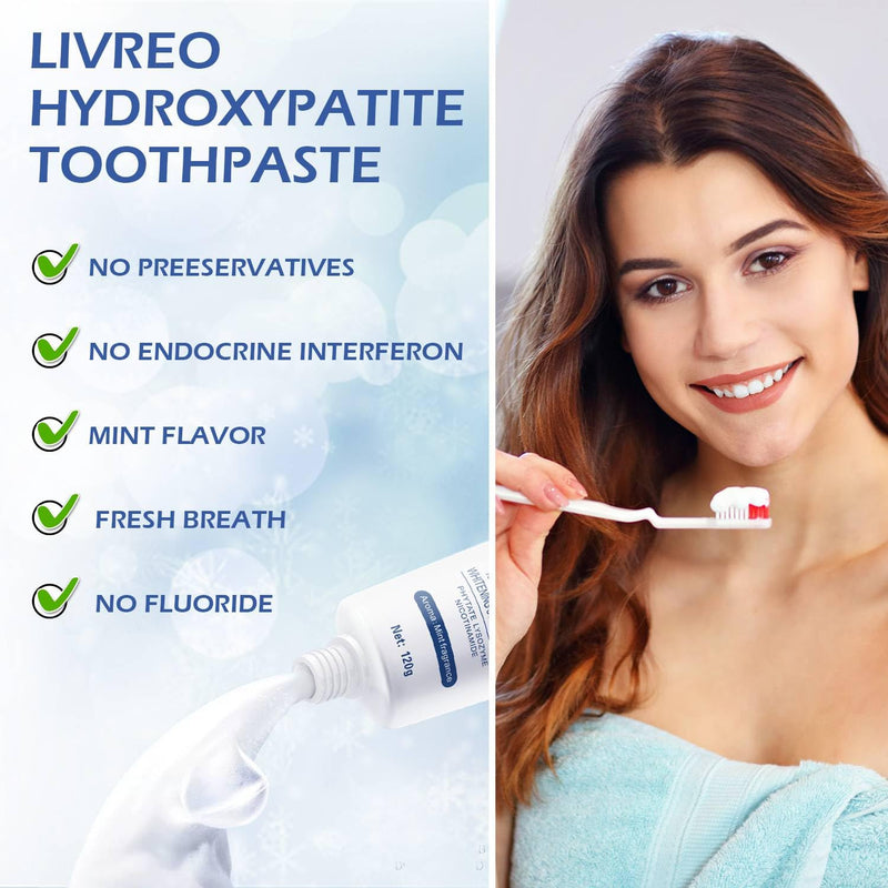 Hydroxyapatite Toothpaste for Enamel Protection & Sensitive Teeth – Gentle Mint