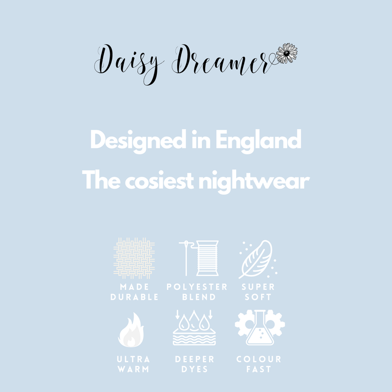 OLIVIA ROCCO Women's Teddy Fleece Pyjama Set Penguin Design Soft Cosy Nightwear Super Soft Cosy Home Loungewear