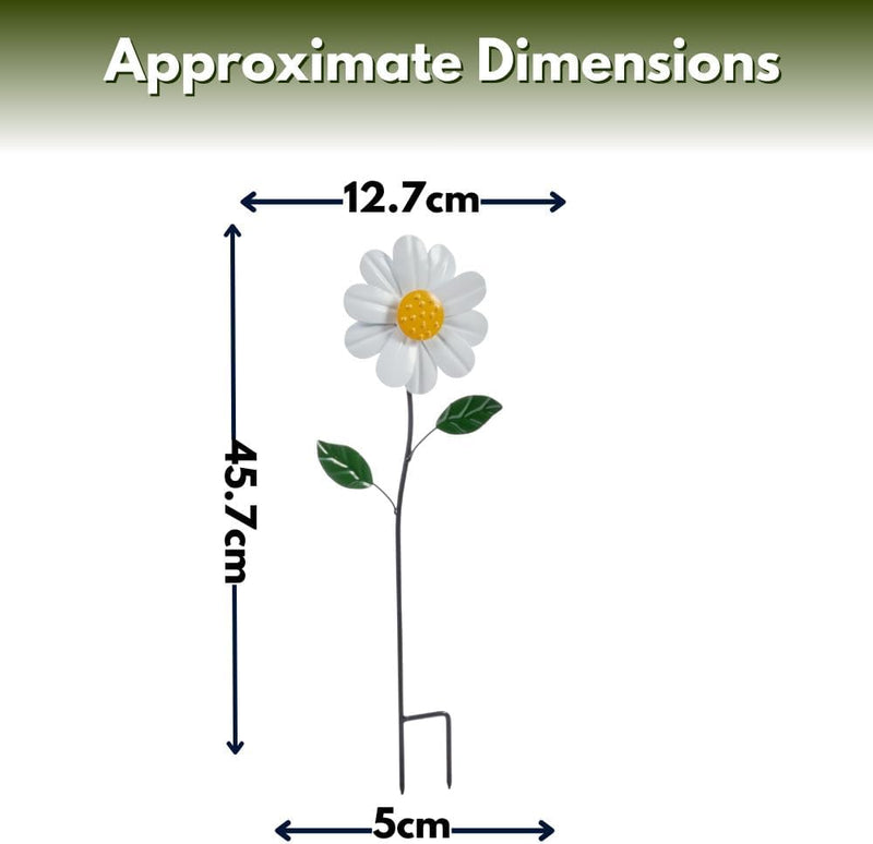 45cm Daisy Wind Spinner Garden Stake Ornament