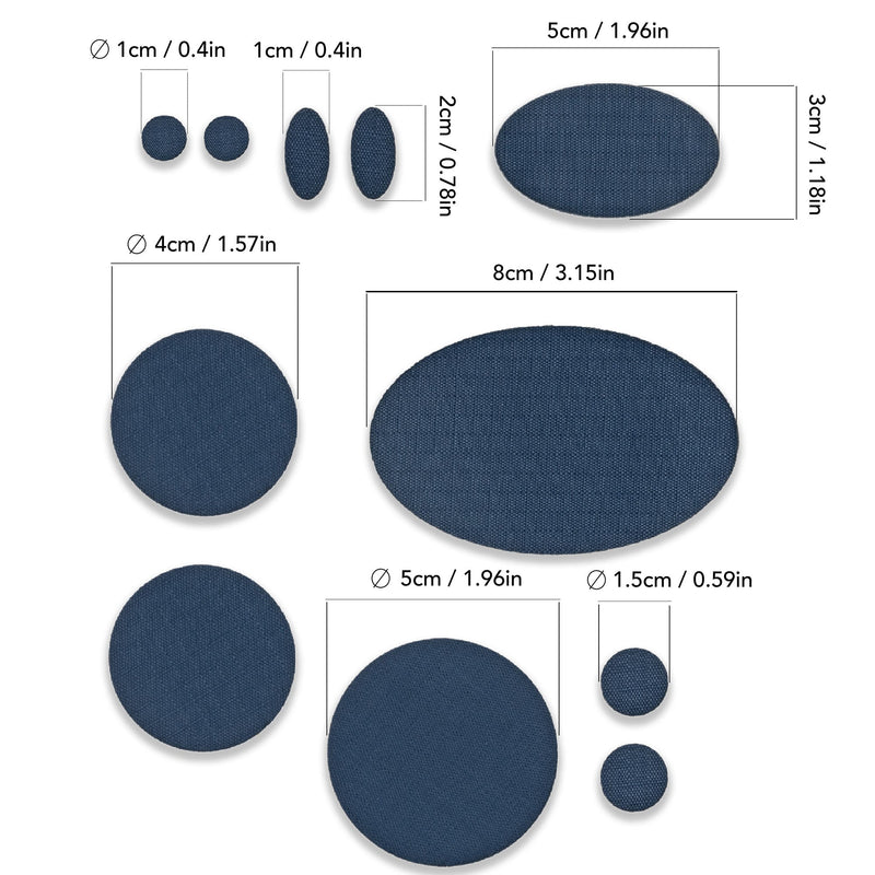 Repair Patches (30+ Colours) for Puffer Jackets, Tents, Upholstery - Stick On, Waterproof, Tear-Cold-Heat-Resistant
