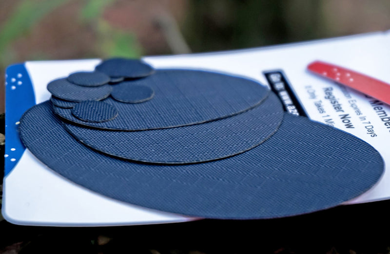 Repair Patches (30+ Colours) for Puffer Jackets, Tents, Upholstery - Stick On, Waterproof, Tear-Cold-Heat-Resistant