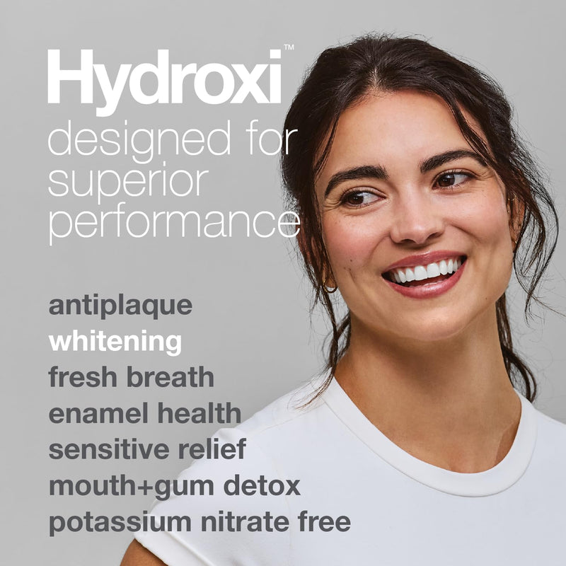 Davids Hydroxi Nano Hydroxyapatite Toothpaste - Fluoride Free, Whitening, Sensitive Relief, SLS Free, Made in USA (3 Pack)
