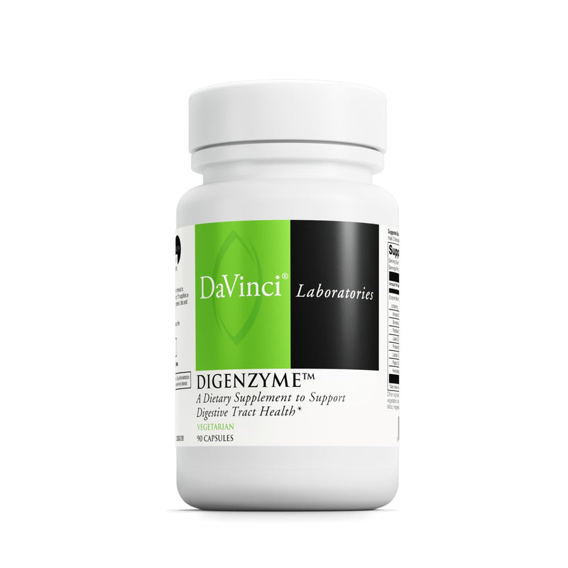 DAVINCI Laboratories Digenzyme - Digestive Support | Gluten-Free, Soy-Free, 90 Vegetarian Capsules
