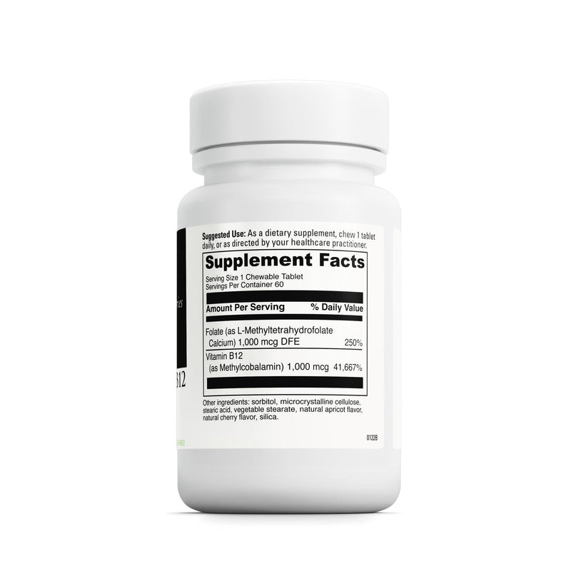 DAVINCI Labs Active Folate B12 Chewable – Heart Health & Immune Support