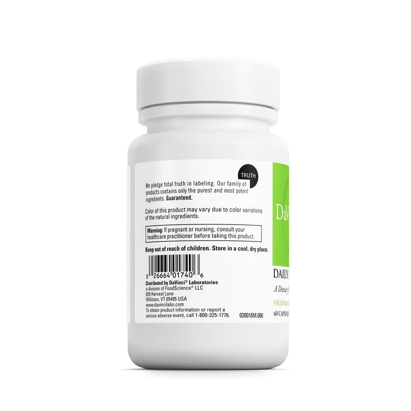 DAVINCI Labs Daily Best Probiotic - Vegetarian & Gluten-Free - 60 Capsules
