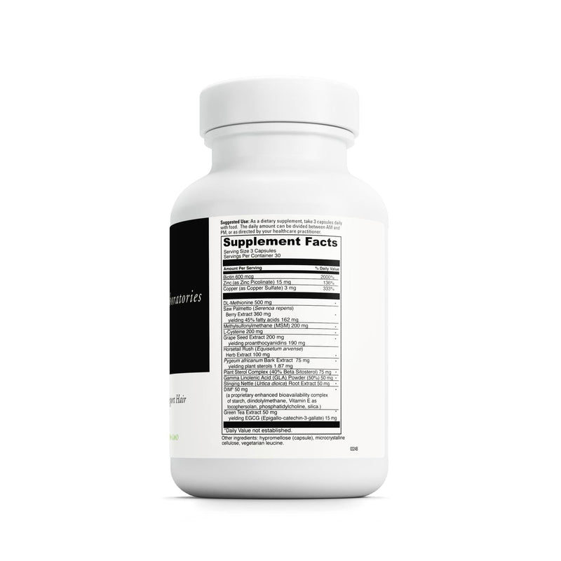 DAVINCI Labs Hair Effects – Dietary Supplement for Healthy Hair Growth & Skin | Gluten-Free, 90 Vegetarian Capsules