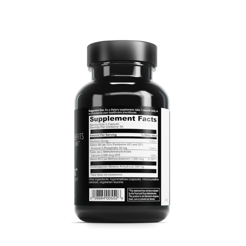DaVinci Labs Methyl Benefits – Methylation Support, Detox & Energy – Gluten Free, 60 Vegetarian Capsules