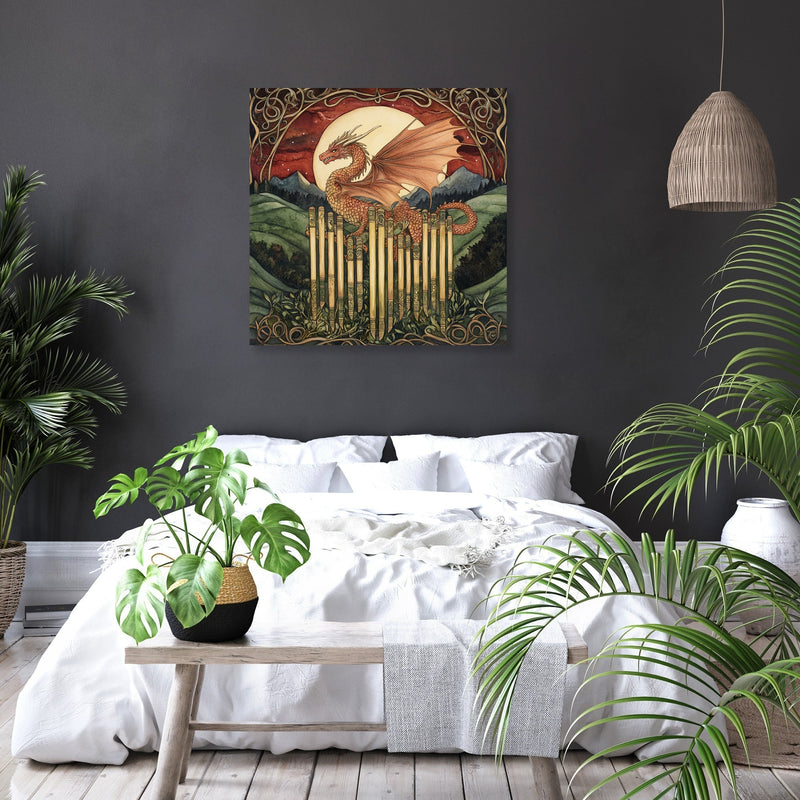 Welsh Dragon Harmony Canvas