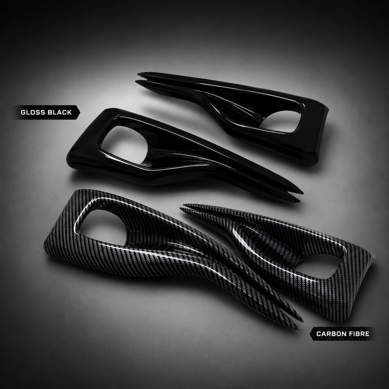 Carbon Fibre Look Front Fog Surround for MK4 ST & ST Line | CEUK