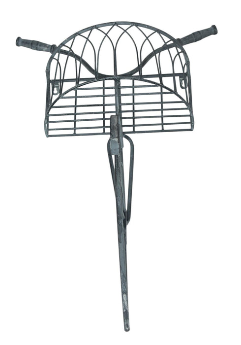 WHITE BICYCLE PLANTER