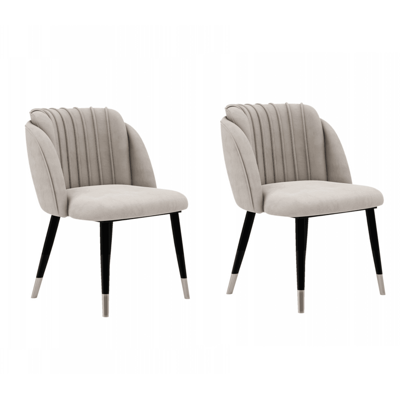 Milano velvet dining chair