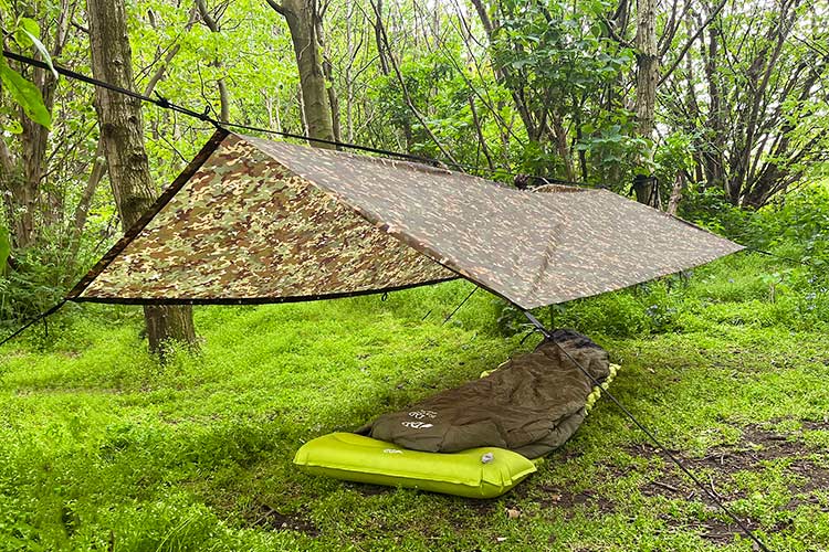 DD Hammocks Poncho Tarp - Multi Camo