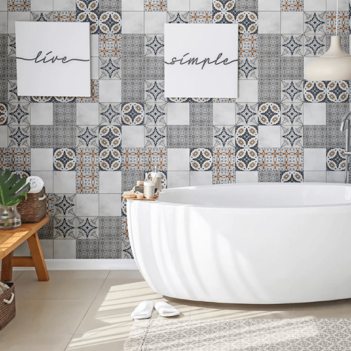 Deacoratvie Wall Panels - Patchwork - 3.25m2 (34.98sqft) - 9 Panels - InStock