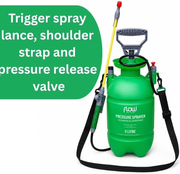 5L Fence Pressure Sprayer with Trigger Lance & Shoulder Strap