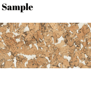 Decorative Cork Wall Tiles - Beige - Sample - 1 Strip - InStock