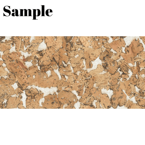 Decorative Cork Wall Tiles - Beige - Sample - 1 Strip - InStock