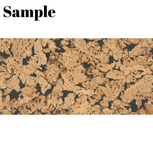 Decorative Cork Wall Tiles - Black - Sample - 1 Strip - InStock