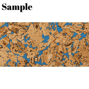 Decorative Cork Wall Tiles - Blue - Sample - 1 Strip - InStock