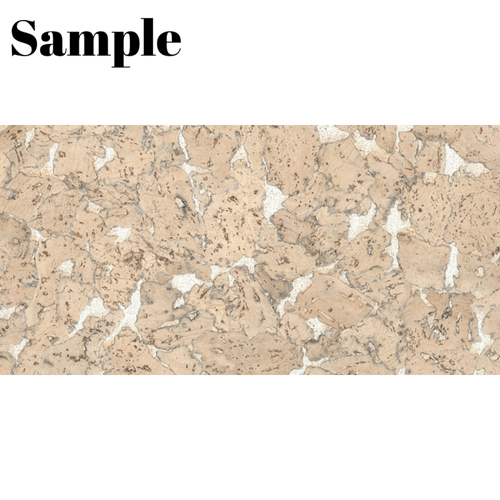 Decorative Cork Wall Tiles - Cream - Sample - 1 Strip - InStock