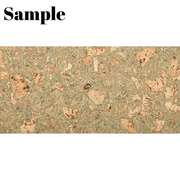 Decorative Cork Wall Tiles -Green - Sample - 1 Strip - InStock