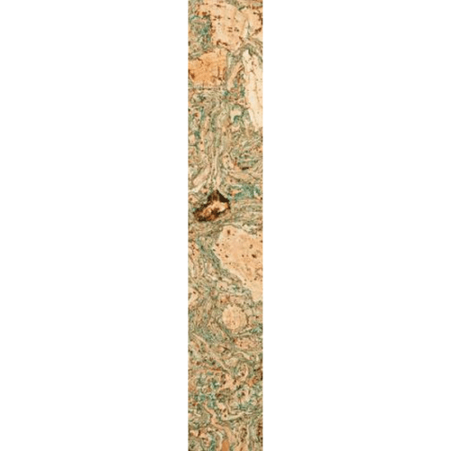 Decorative Cork Wall Tiles -Green - Sample - 1 Strip - InStock