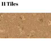 Decorative Cork Wall Tiles - Natural 1 - 1 Pack - 1.98m2 (21.31sqft) - InStock