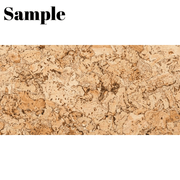 Decorative Cork Wall Tiles - Natural - Sample - 1 Strip - InStock