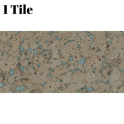 Decorative Cork Wall Tiles - Superior - 1 Tile - 0.18m2 (1.94sqft) - InStock