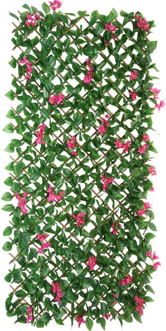 Artificial Leaf Trellis Privacy Screen 180x90cm
