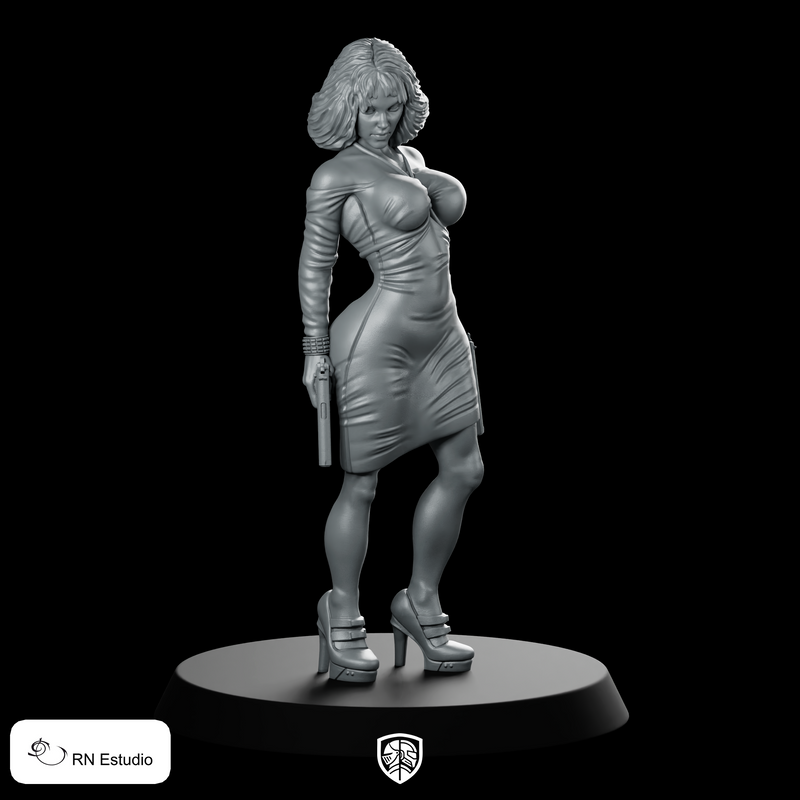 Delia Sin City Miniature Cyberpunk Femme Fatale
