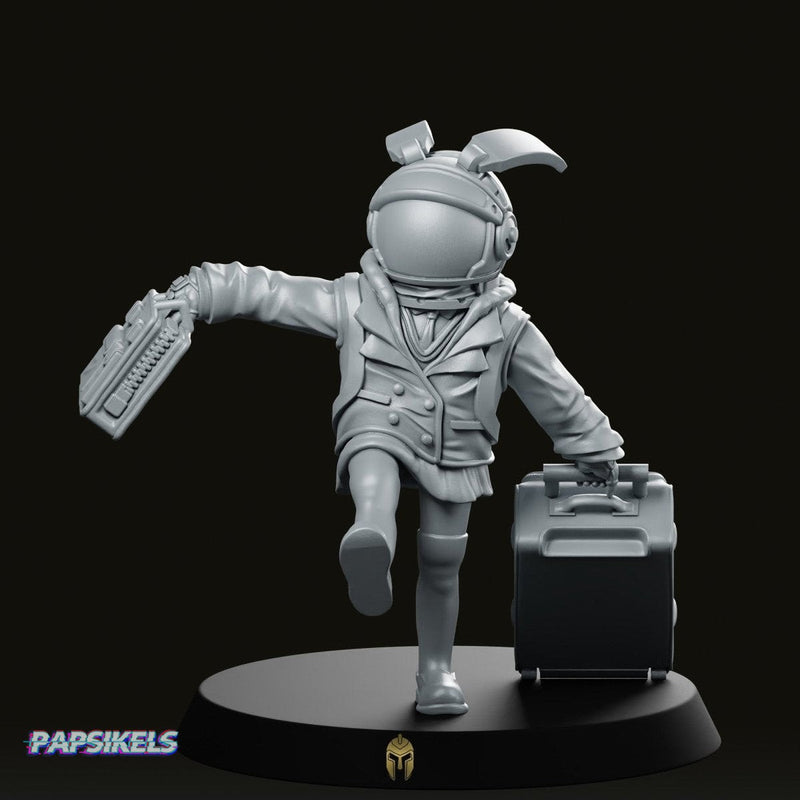 Delivery Gurl Penelopi Scifi Miniature Space Courier Hero