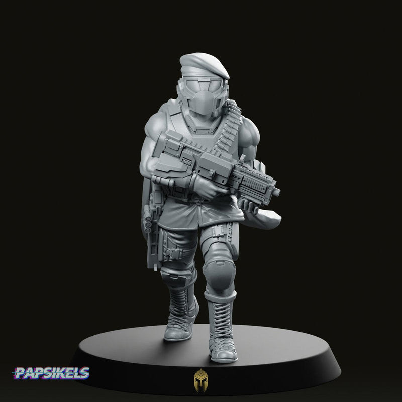 Democracy Trooper Hellhunter A4 Miniature Stealth Sci-Fi Commando
