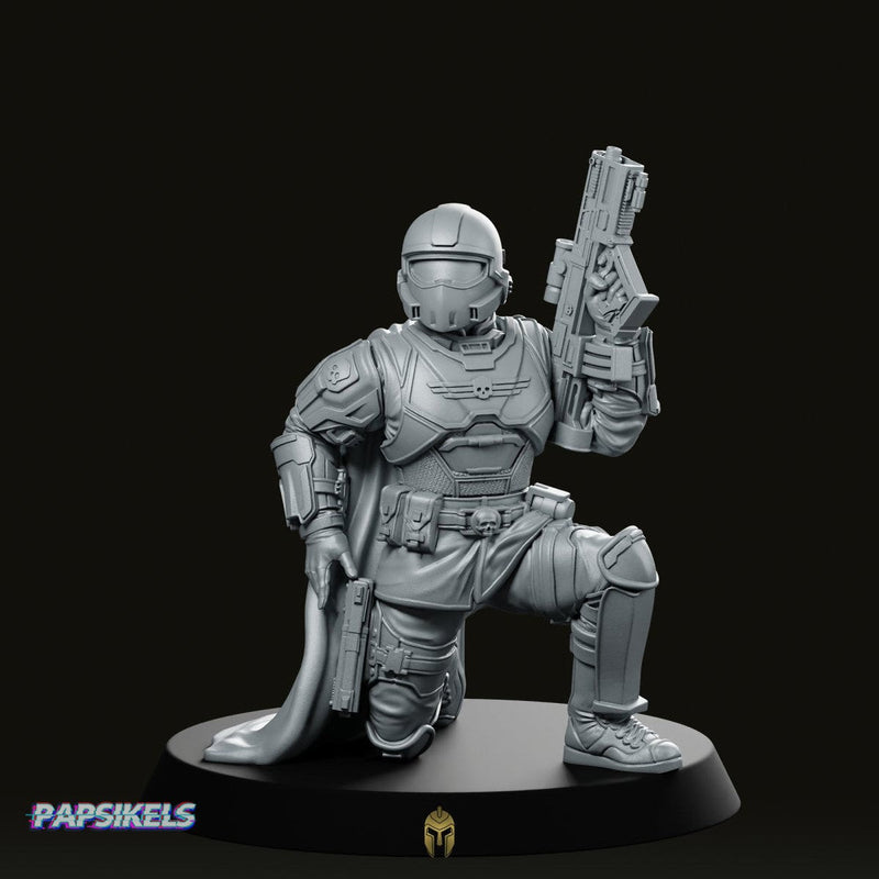 Democracy Troopers Helljumper A4 Miniature Armored Rifleman