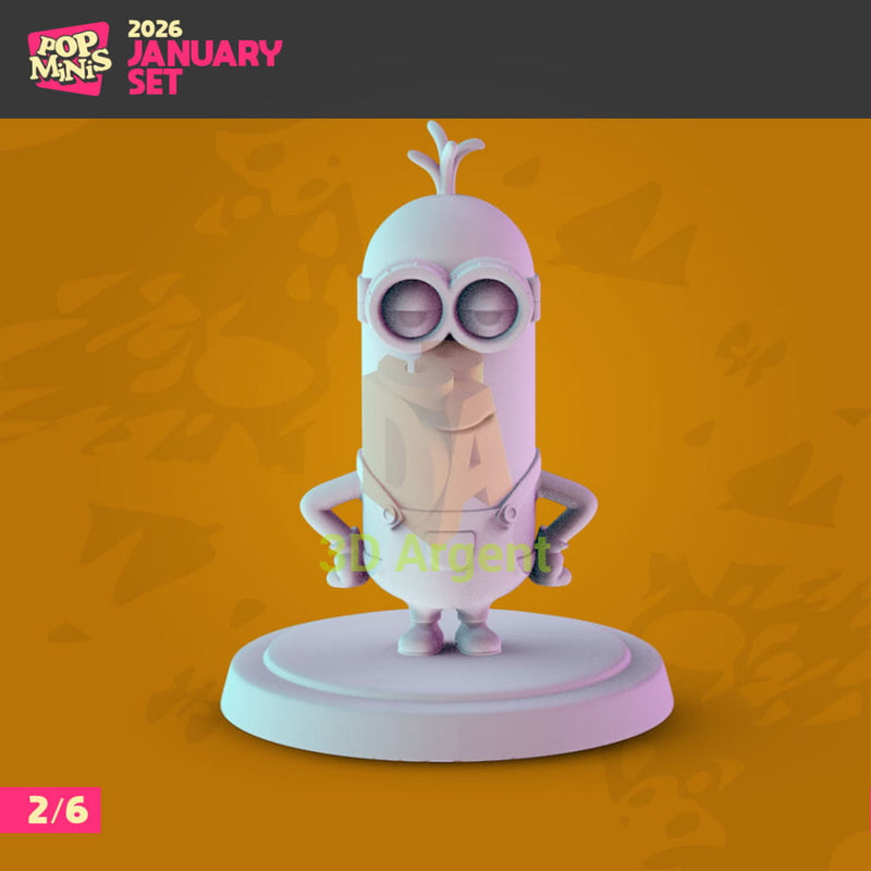 Despicable Me Figures compatible D&D DragonLance Miniatures Pop Minis